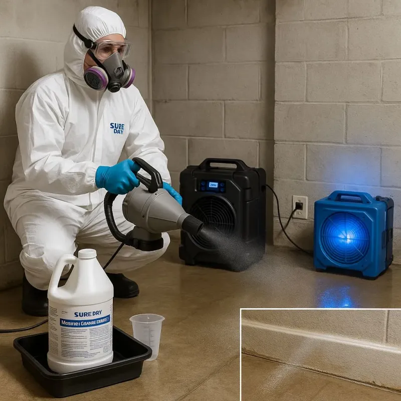 Sanitization and Odor Removal process in Granite Shoals, TX