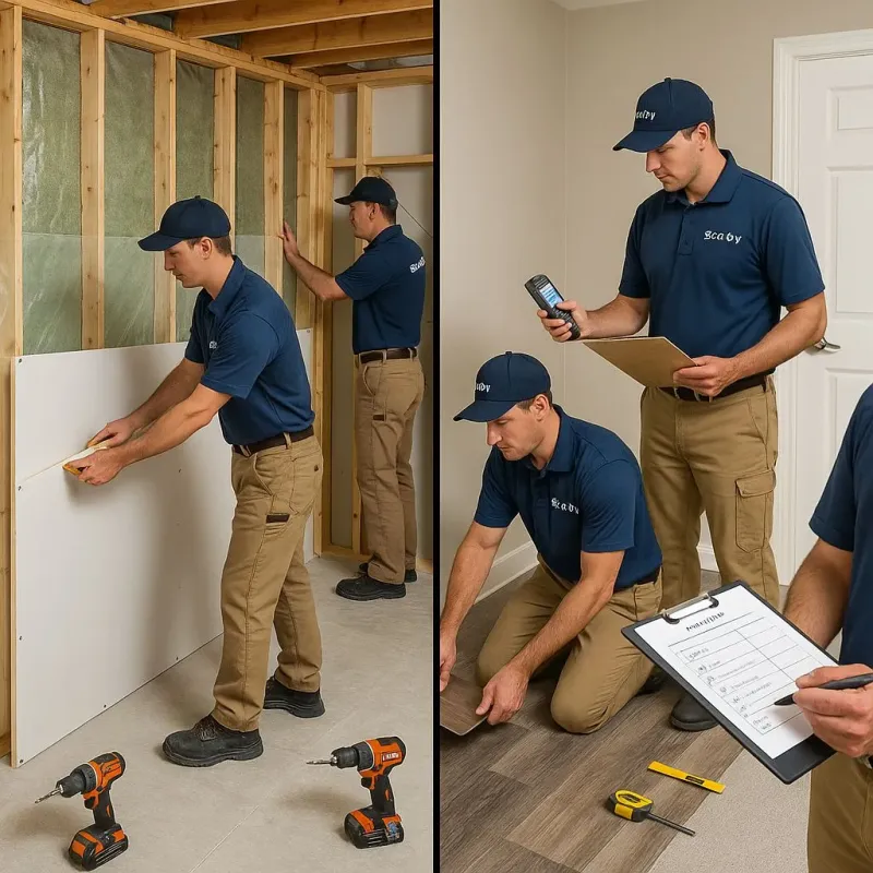 Repairs and Reconstruction process in Granite Shoals, TX