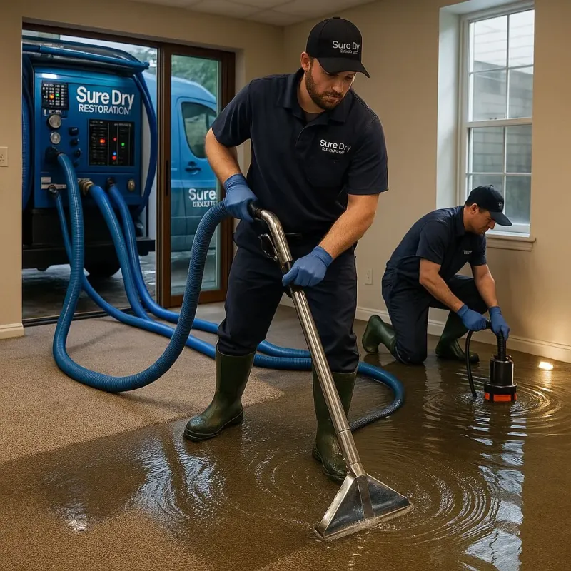 Water Extraction and Removal process in Granite Shoals, TX